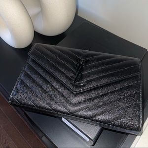 YSL clutch w/ chain